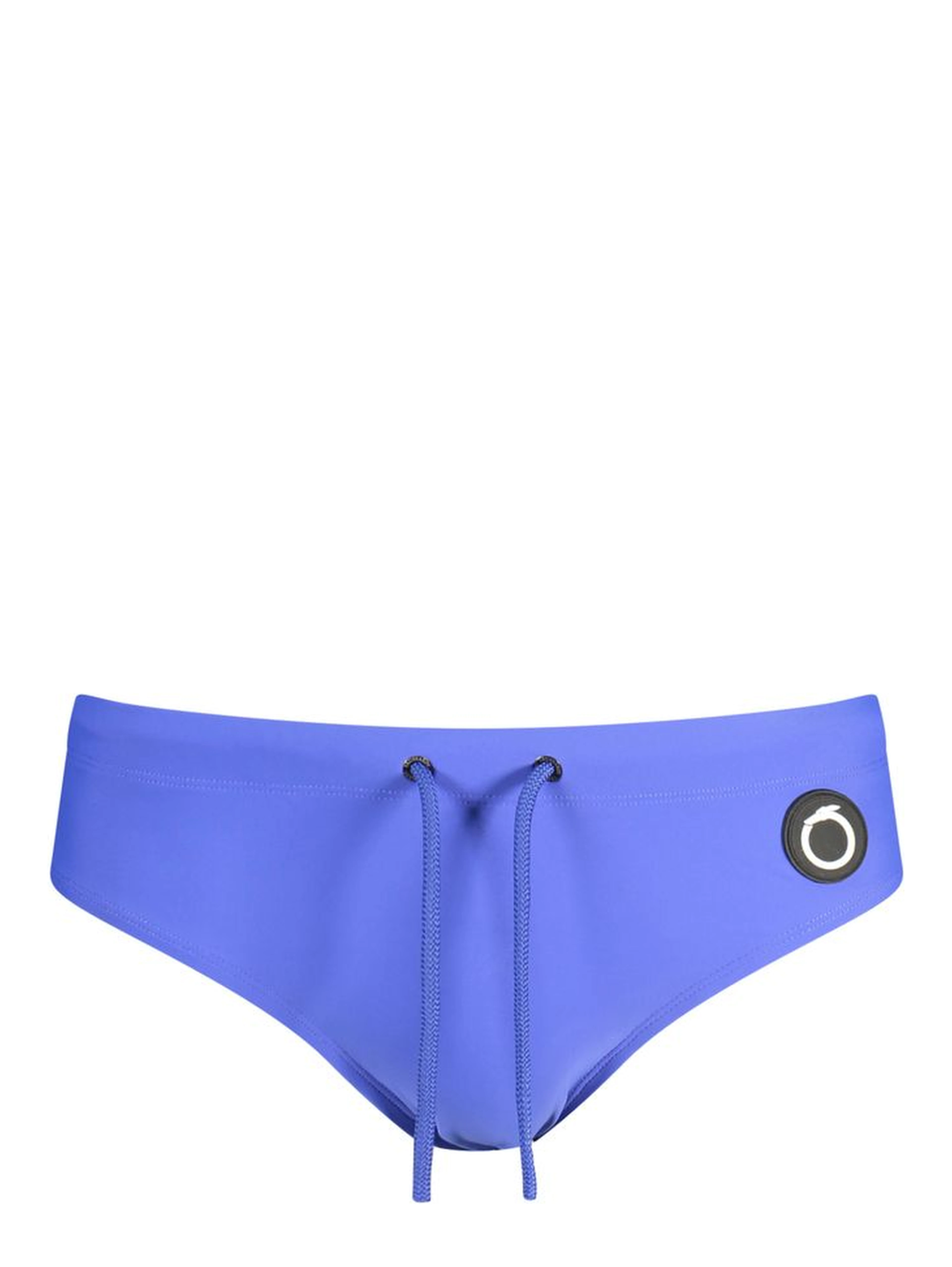 Blue Polyamide Men's Brief