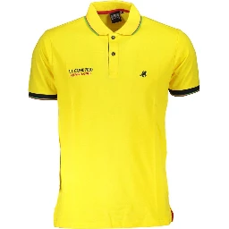 Yellow Cotton Men's Polo Shirt