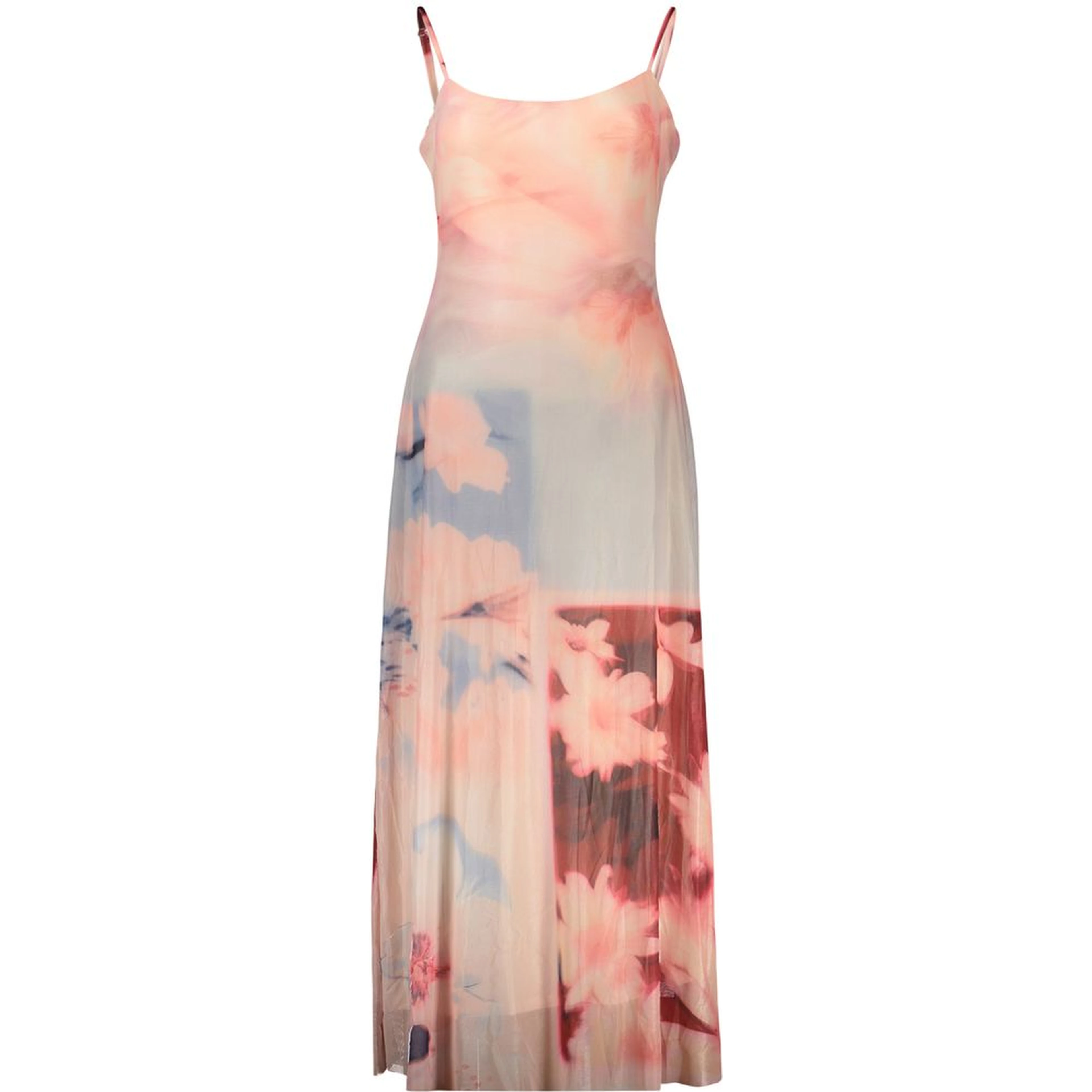 Pink Viscose Women's Dress