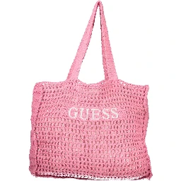 Pink Cotton Women's Shoulder Bag