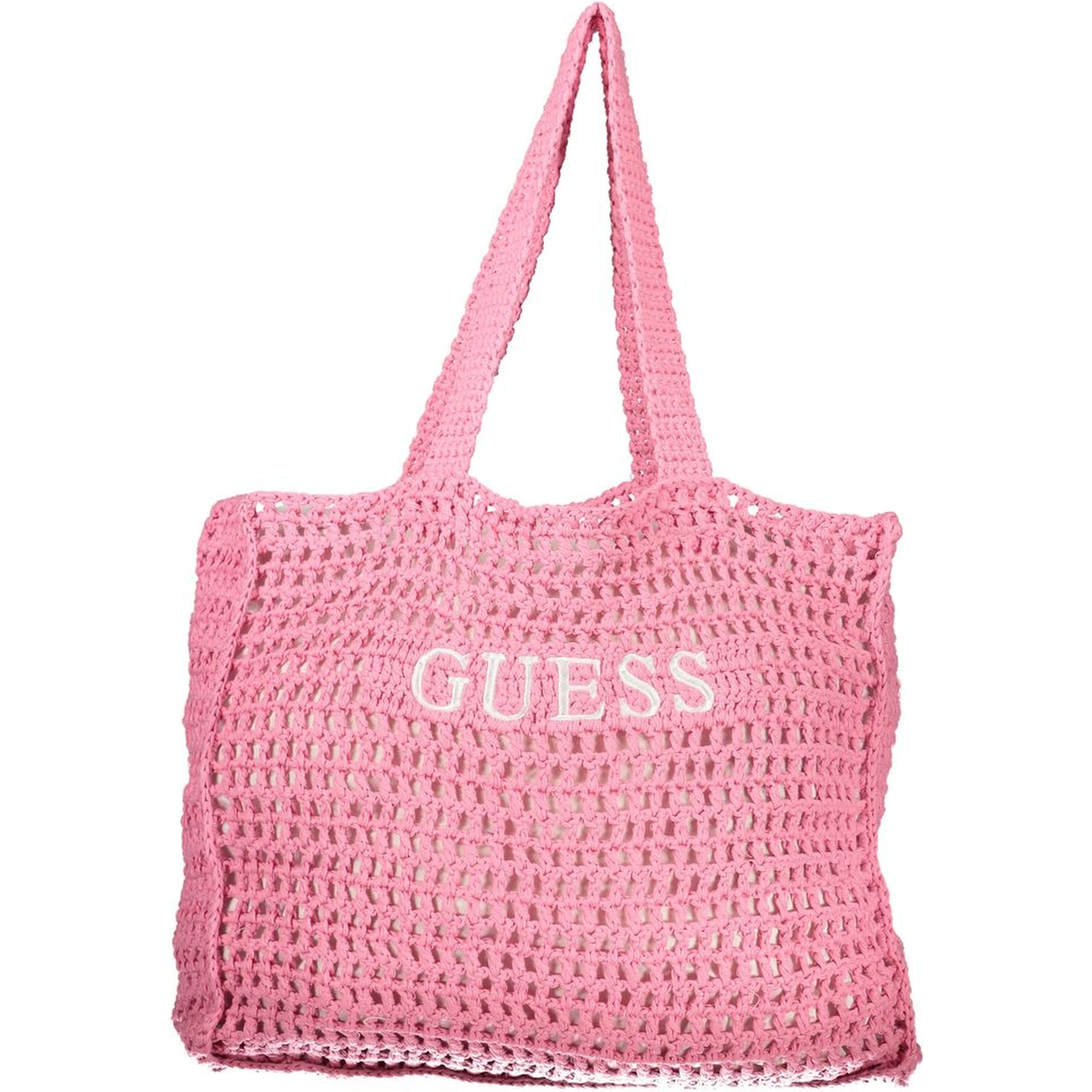 Pink Cotton Women's Shoulder Bag