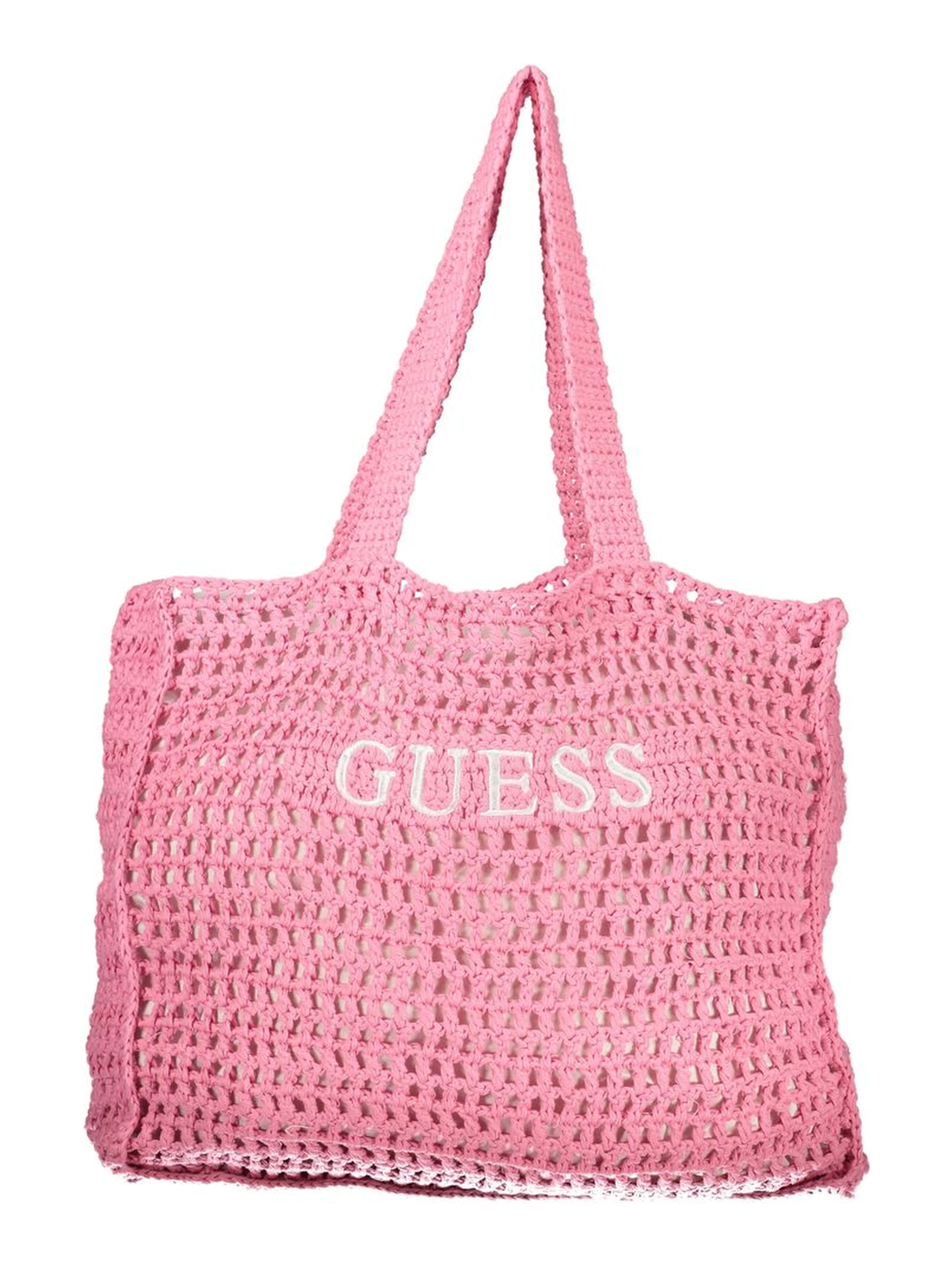 Pink Cotton Women's Shoulder Bag