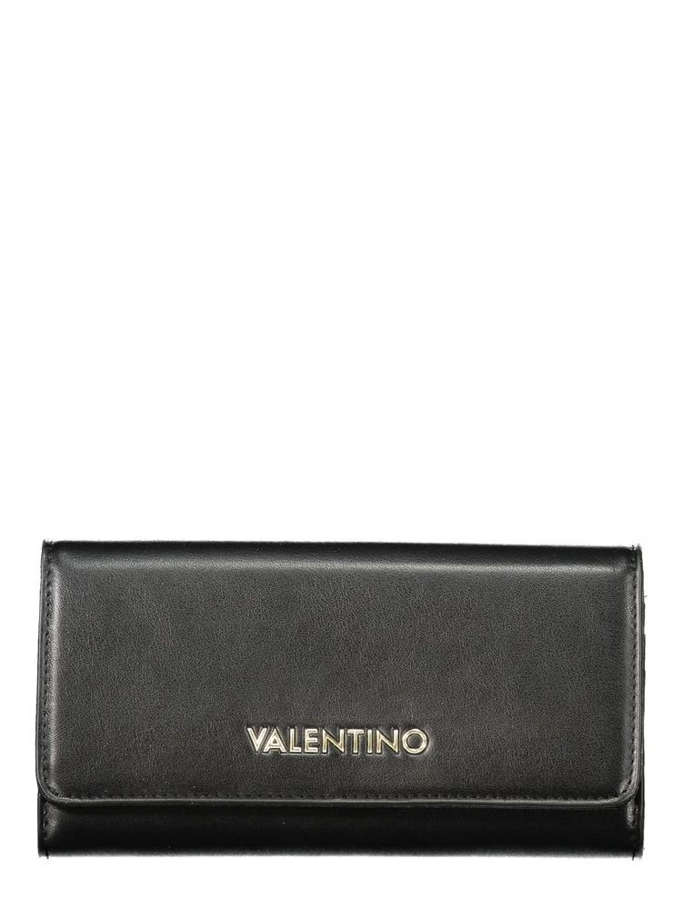 Black Polyurethane Women's Wallet