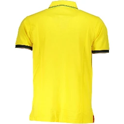 Yellow Cotton Men's Polo Shirt