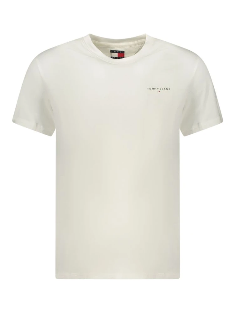 White Cotton Men's T-Shirt