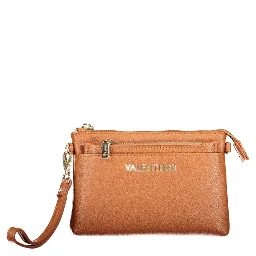 Brown Polyurethane Women's Wallet