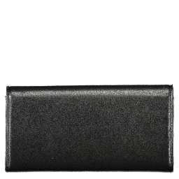 Black Polyurethane Women's Wallet