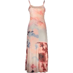 Pink Viscose Women's Dress