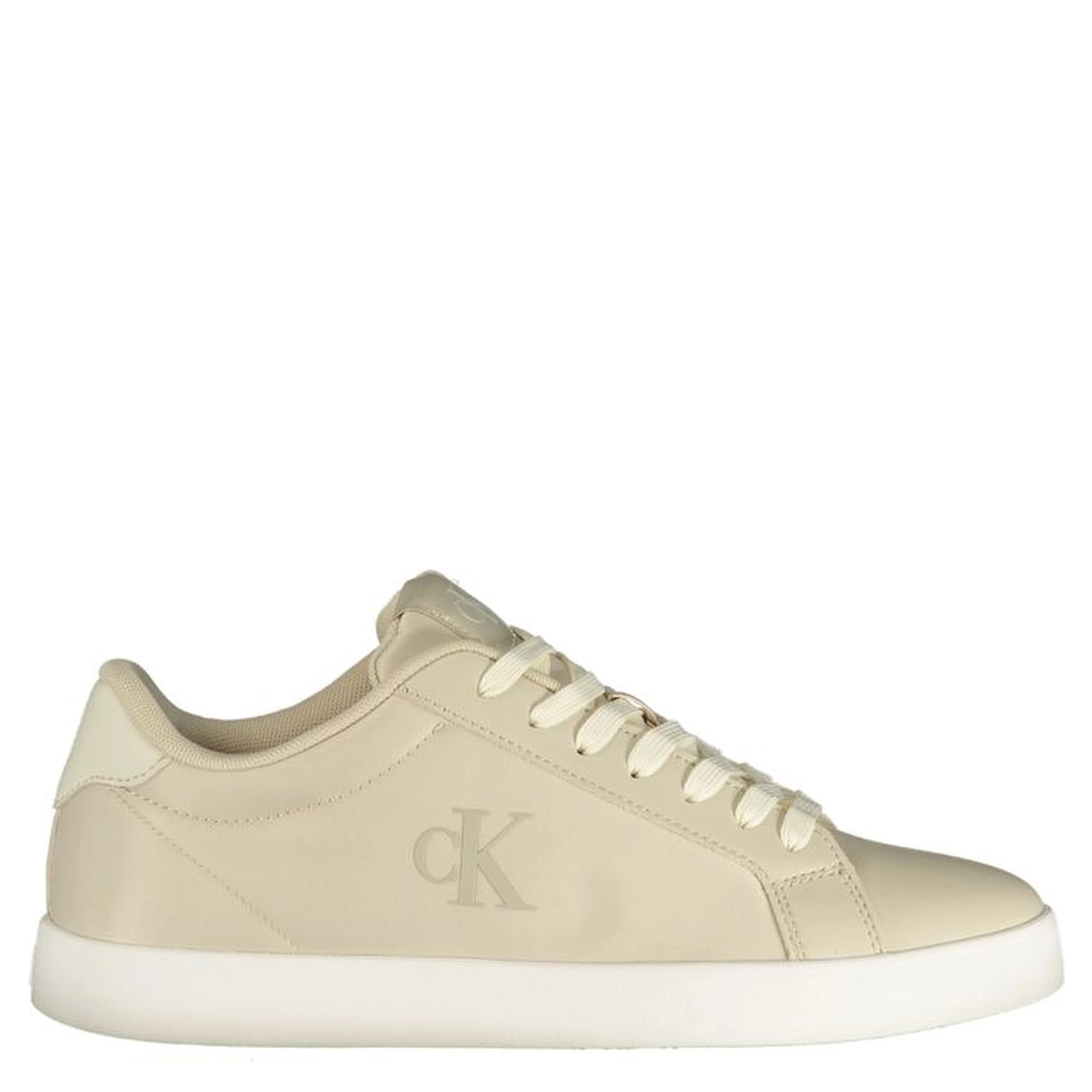 Beige Polyurethane Womens Sneaker