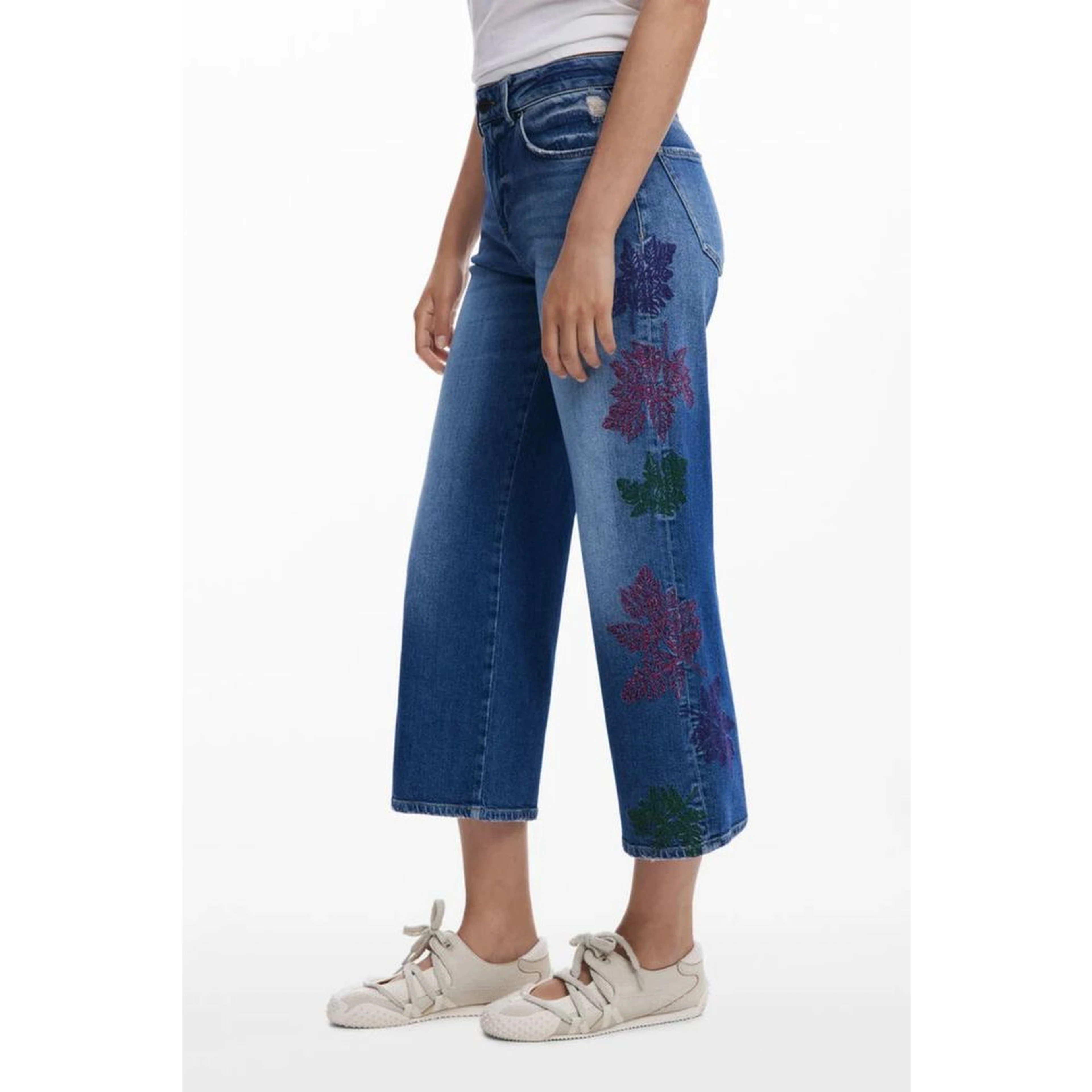 Azzurro Cotton Women Jeans