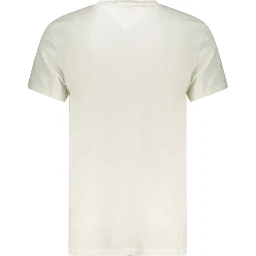 White Cotton Men's T-Shirt