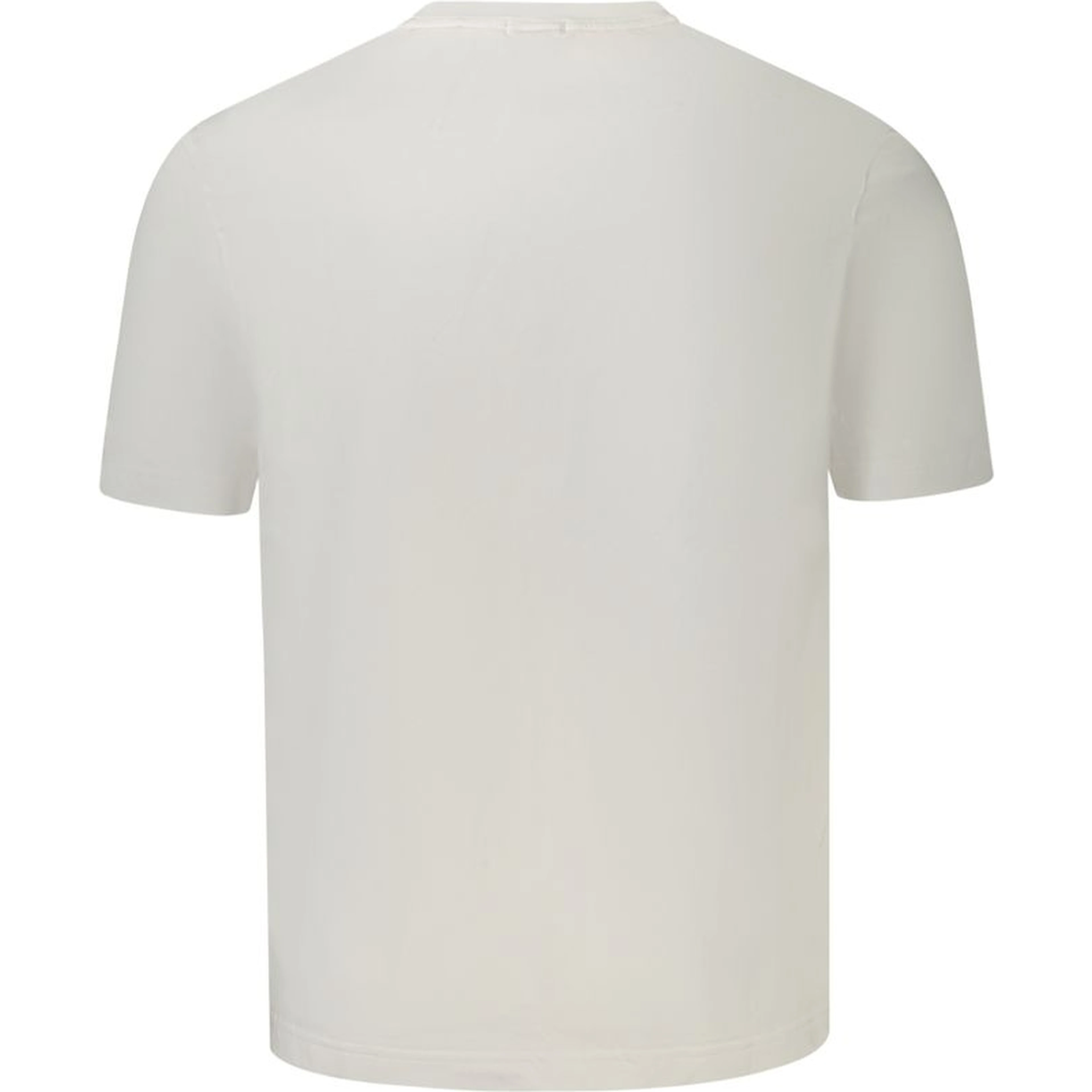 White Cotton Men's T-Shirt