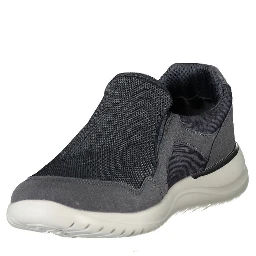 Blue Polyester Men's Sneaker