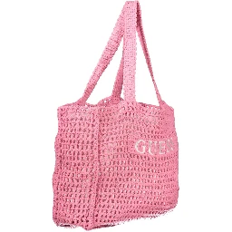 Pink Cotton Women's Shoulder Bag