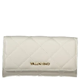 White Polyurethane Women's Wallet