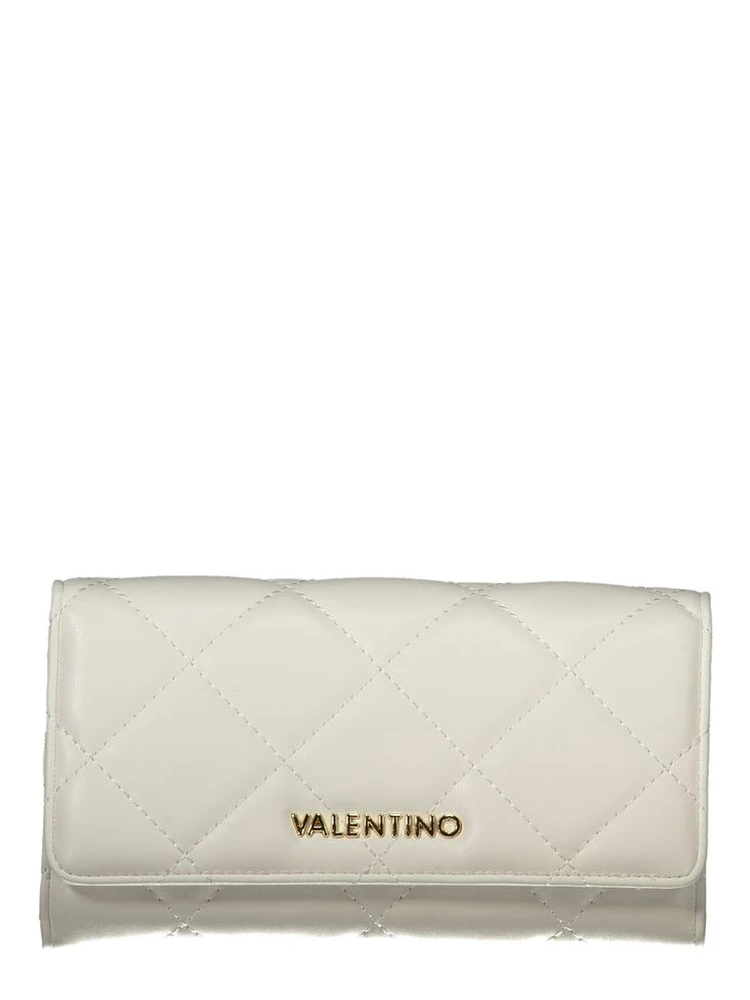 White Polyurethane Women's Wallet
