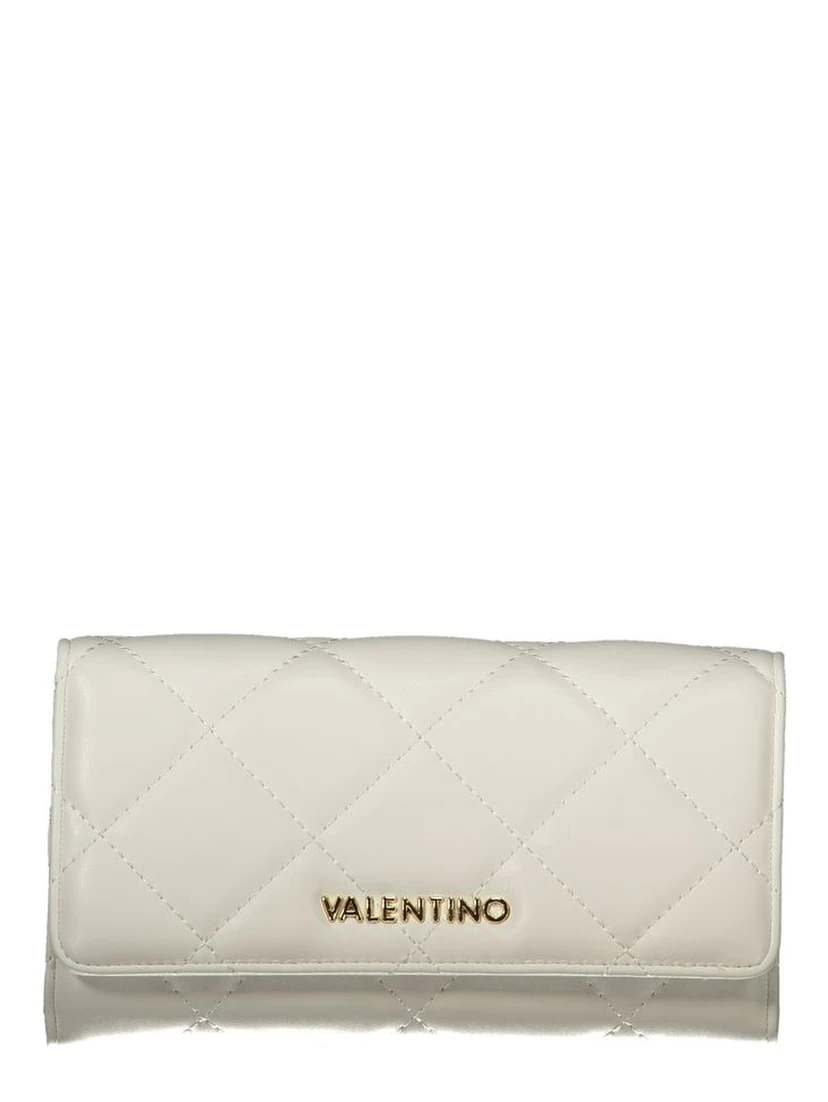 White Polyurethane Women's Wallet