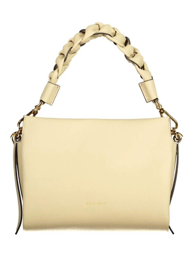 Beige Leather Handbag
