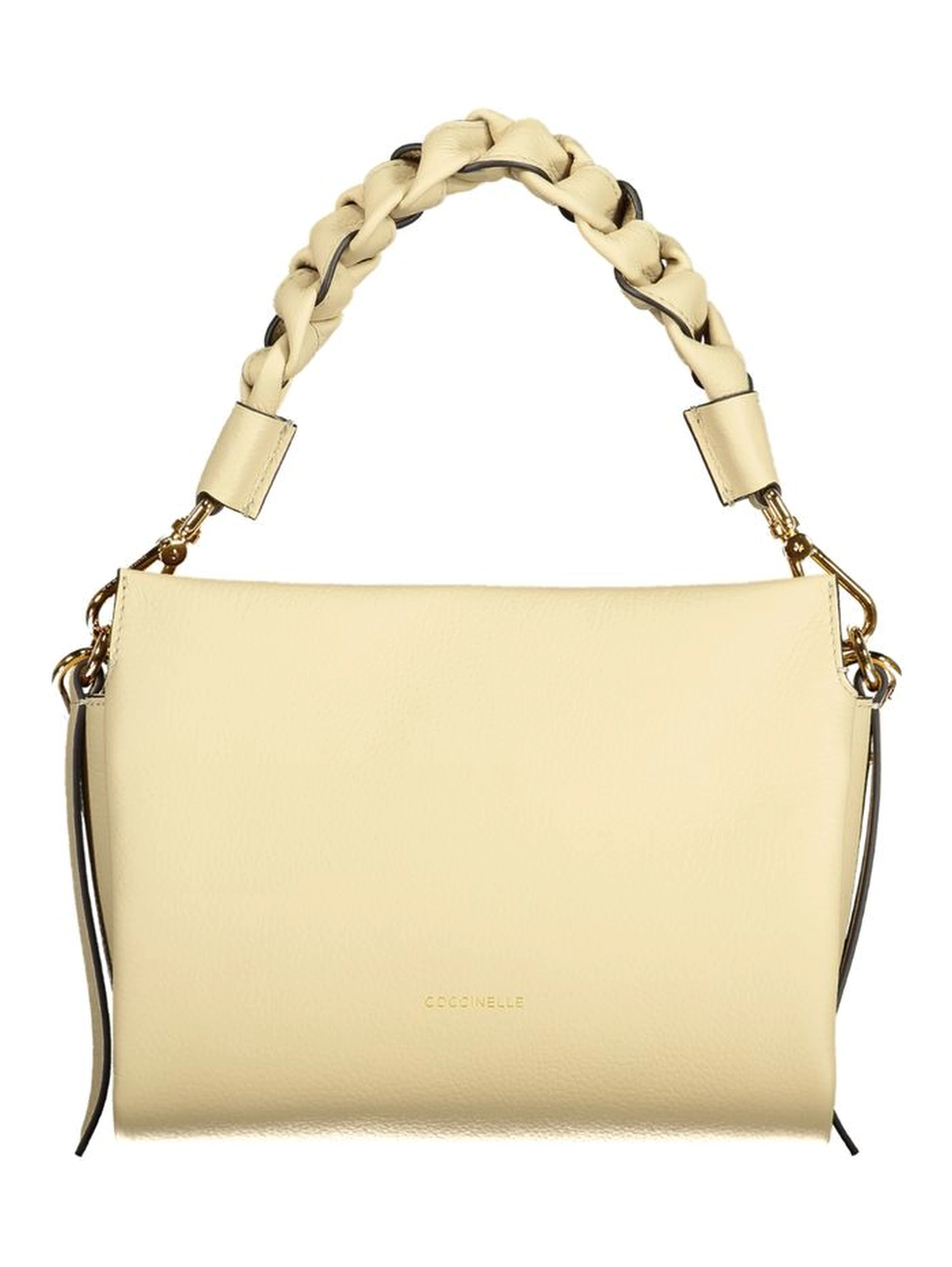 Beige Leather Handbag