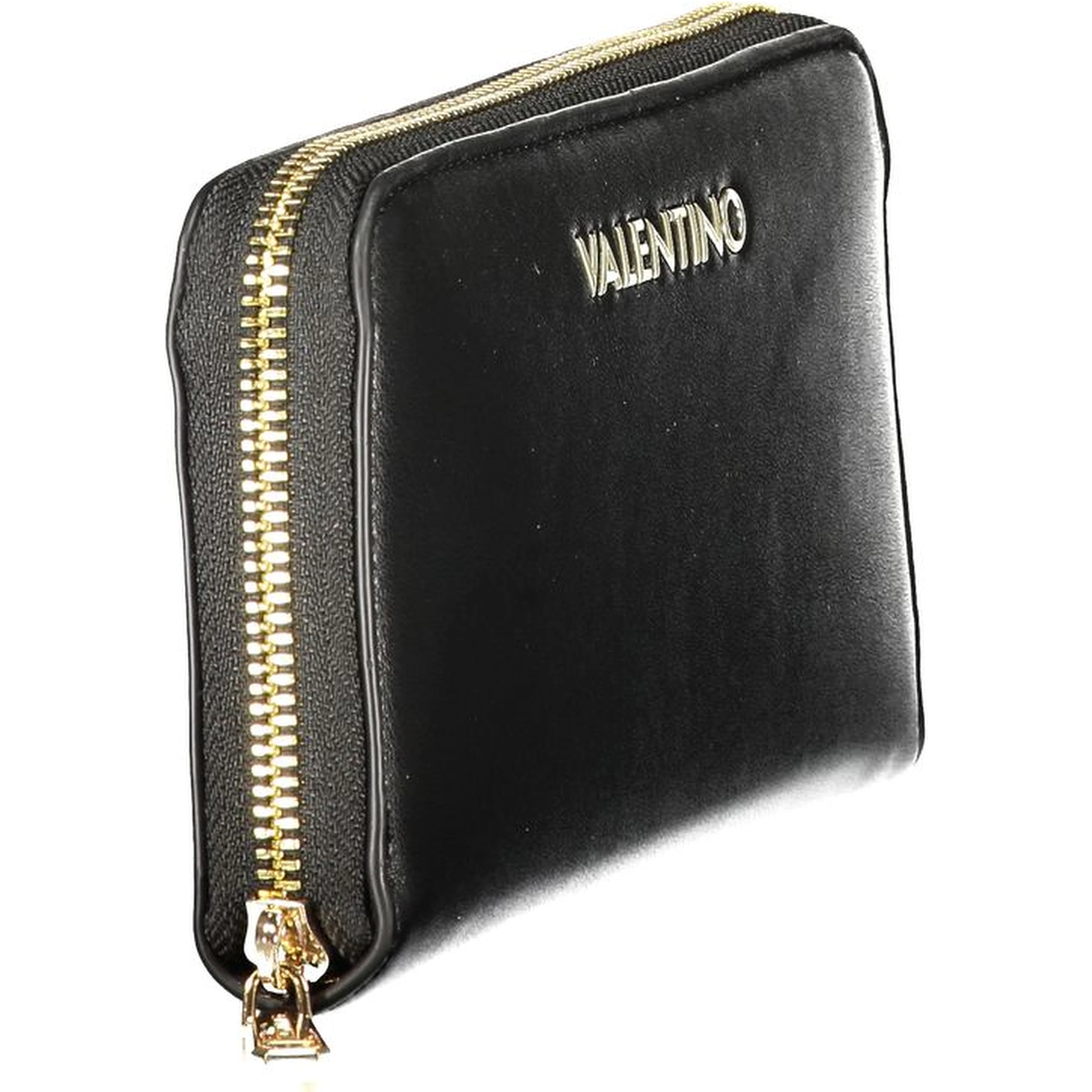 Black Polyurethane Women's Wallet