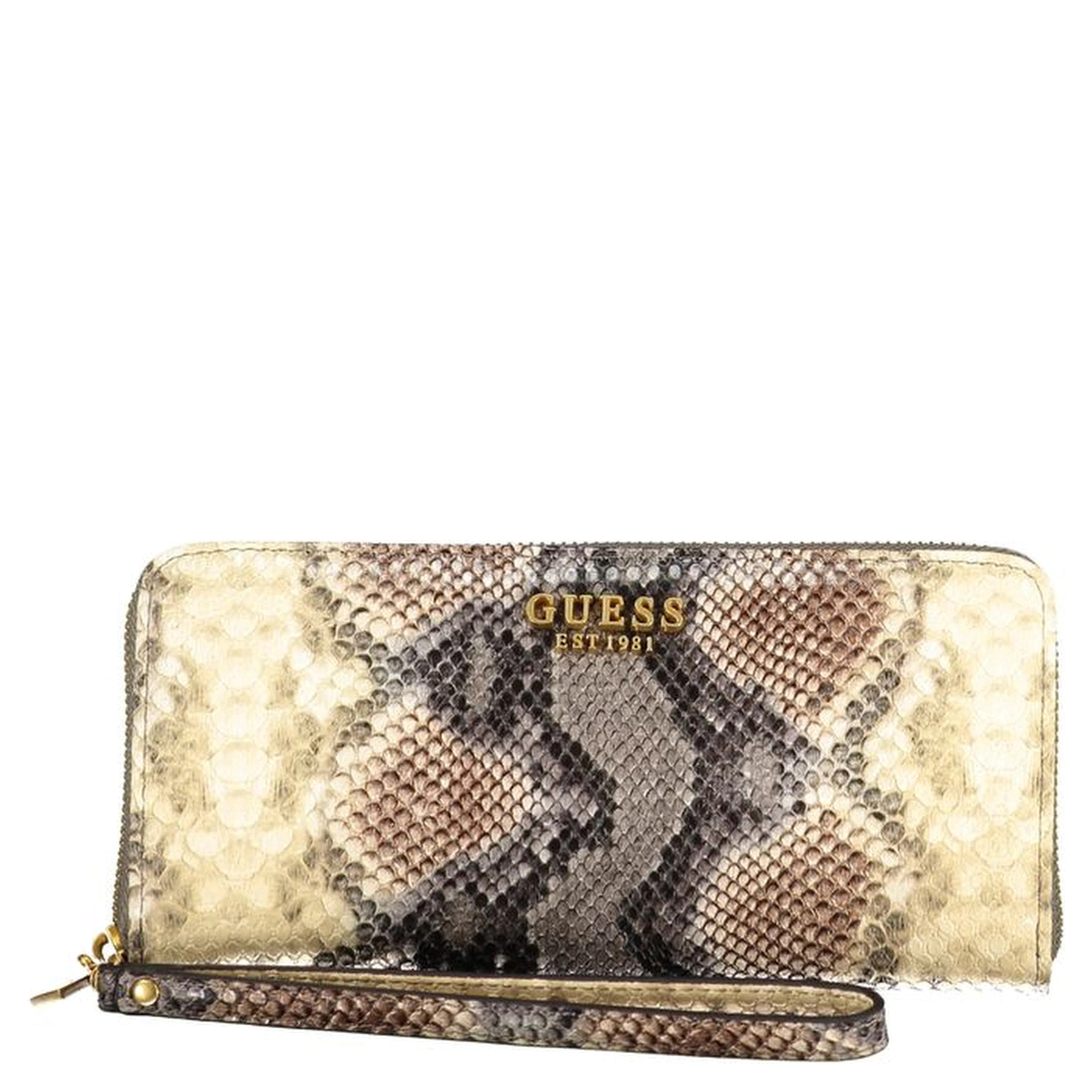 Beige Polyurethane Women's Wallet