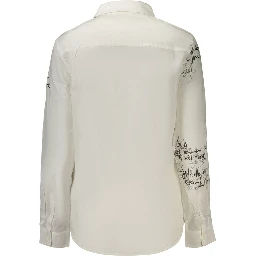White Cotton Women's Shirt