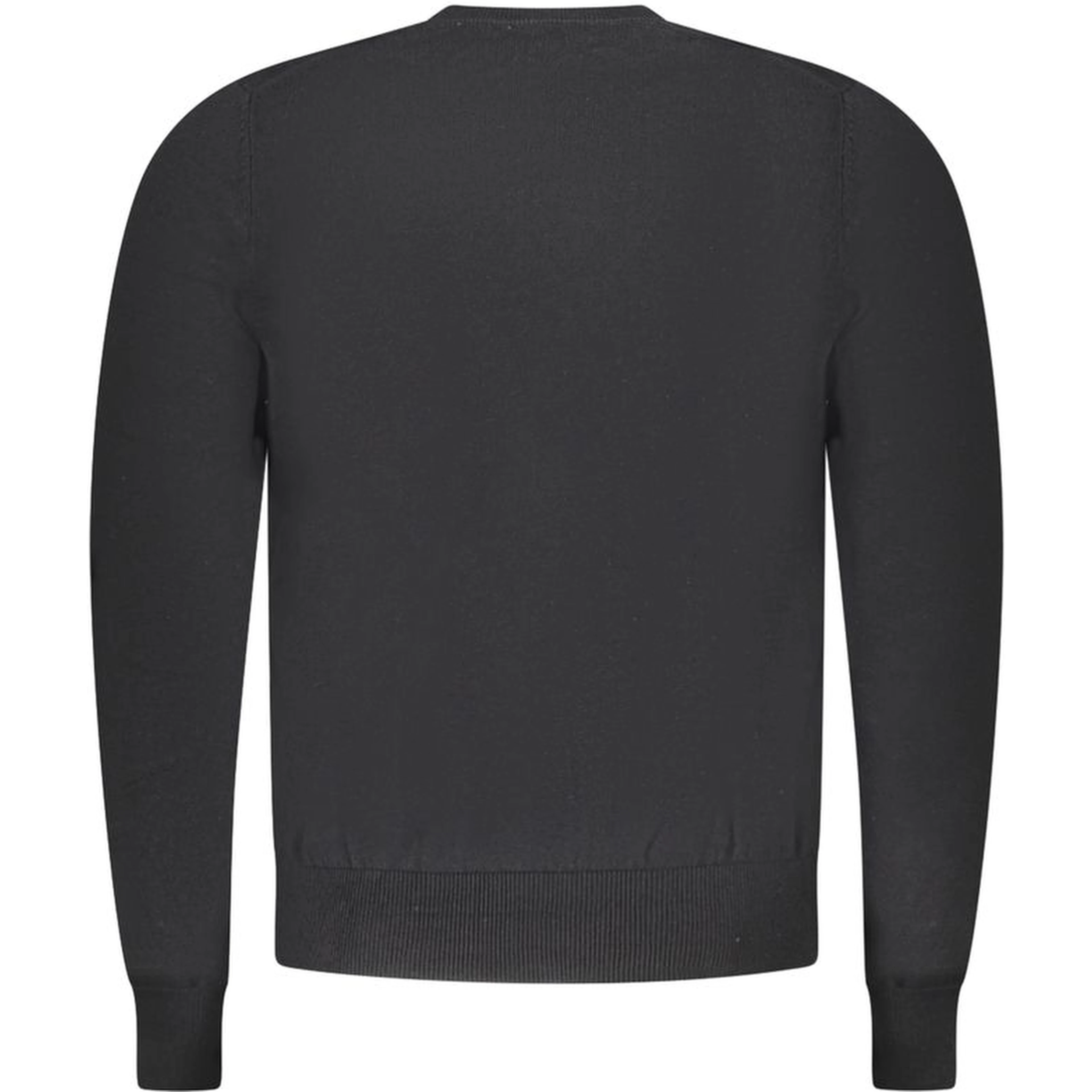 Black Fabric Men's Sweater
