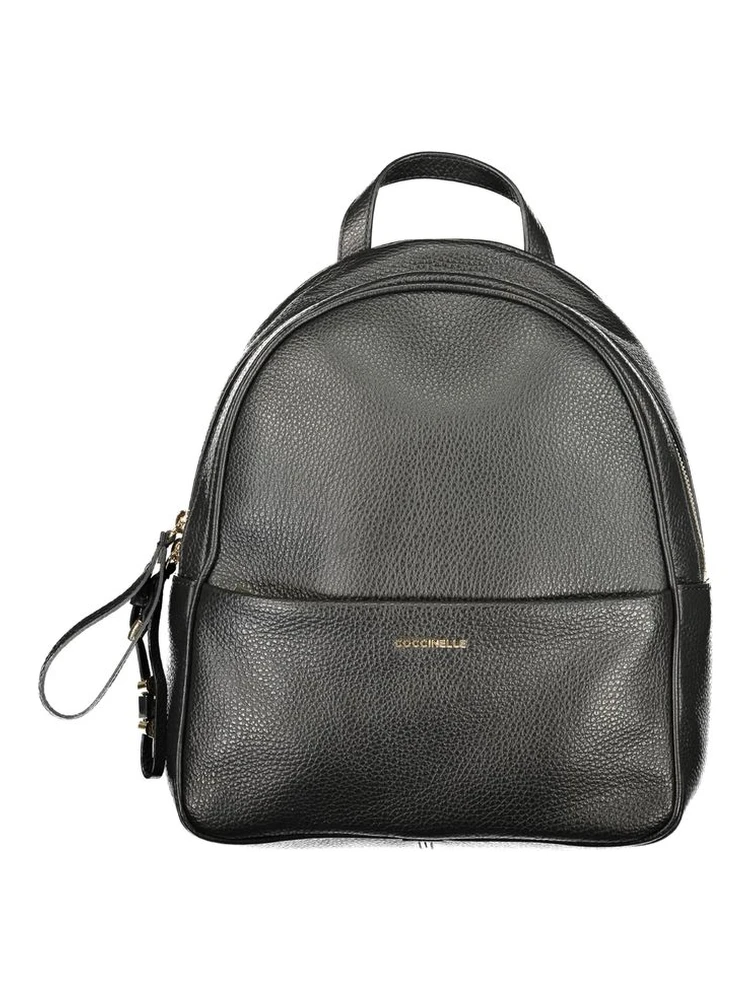 Black Leather Backpack