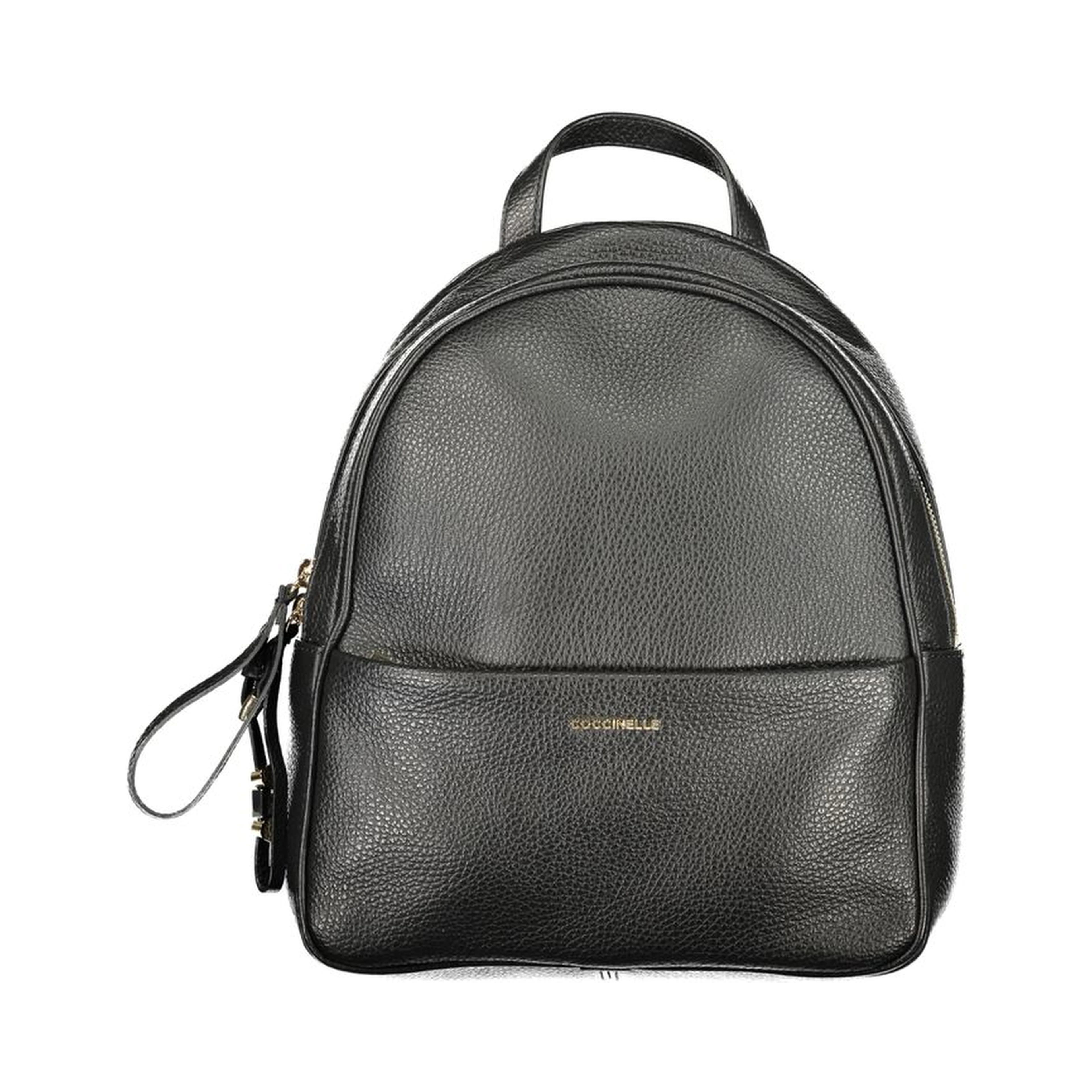 Black Leather Backpack
