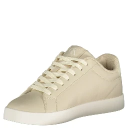 Beige Polyurethane Womens Sneaker