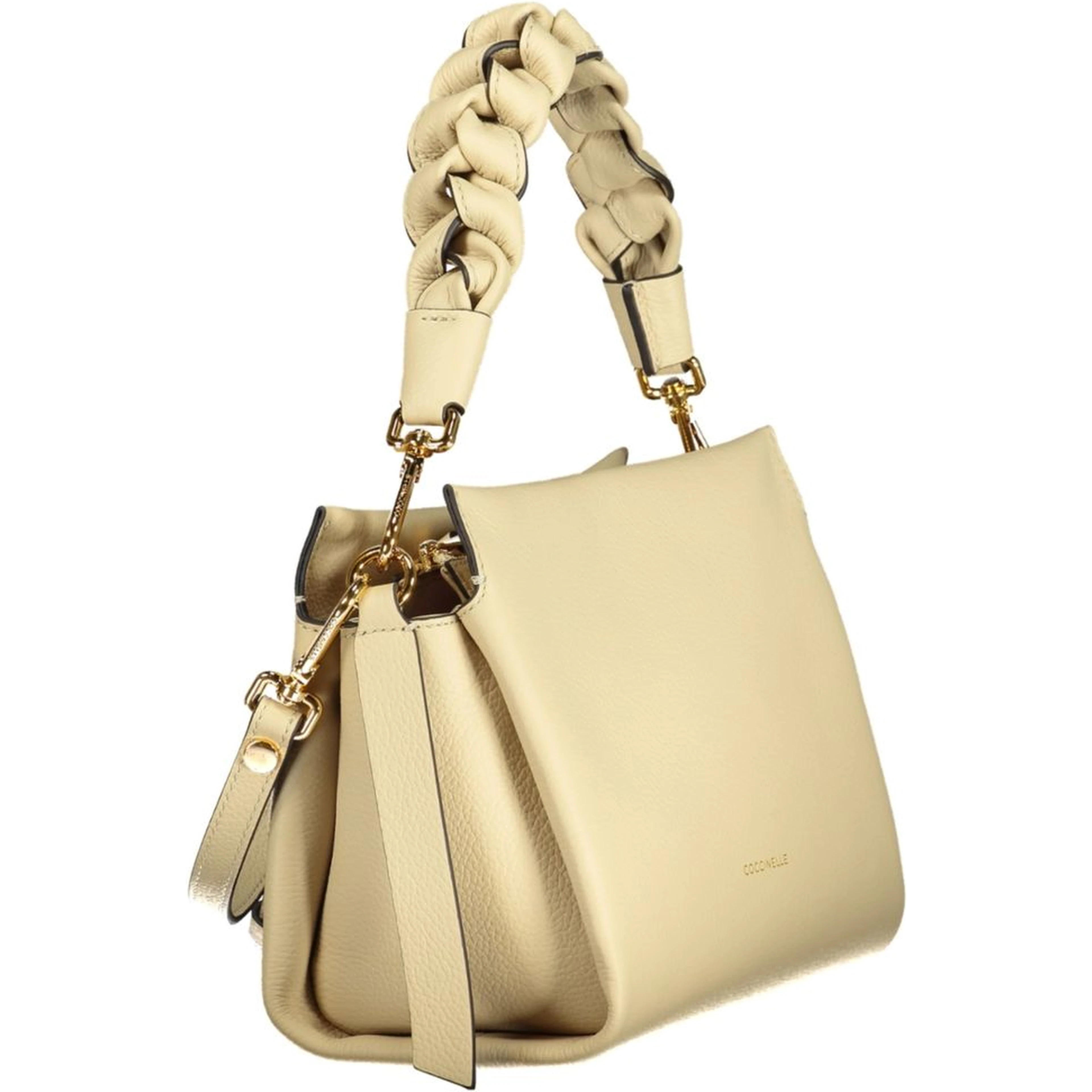 Beige Leather Handbag