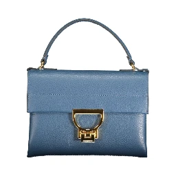 Blue Leather Women's Bag