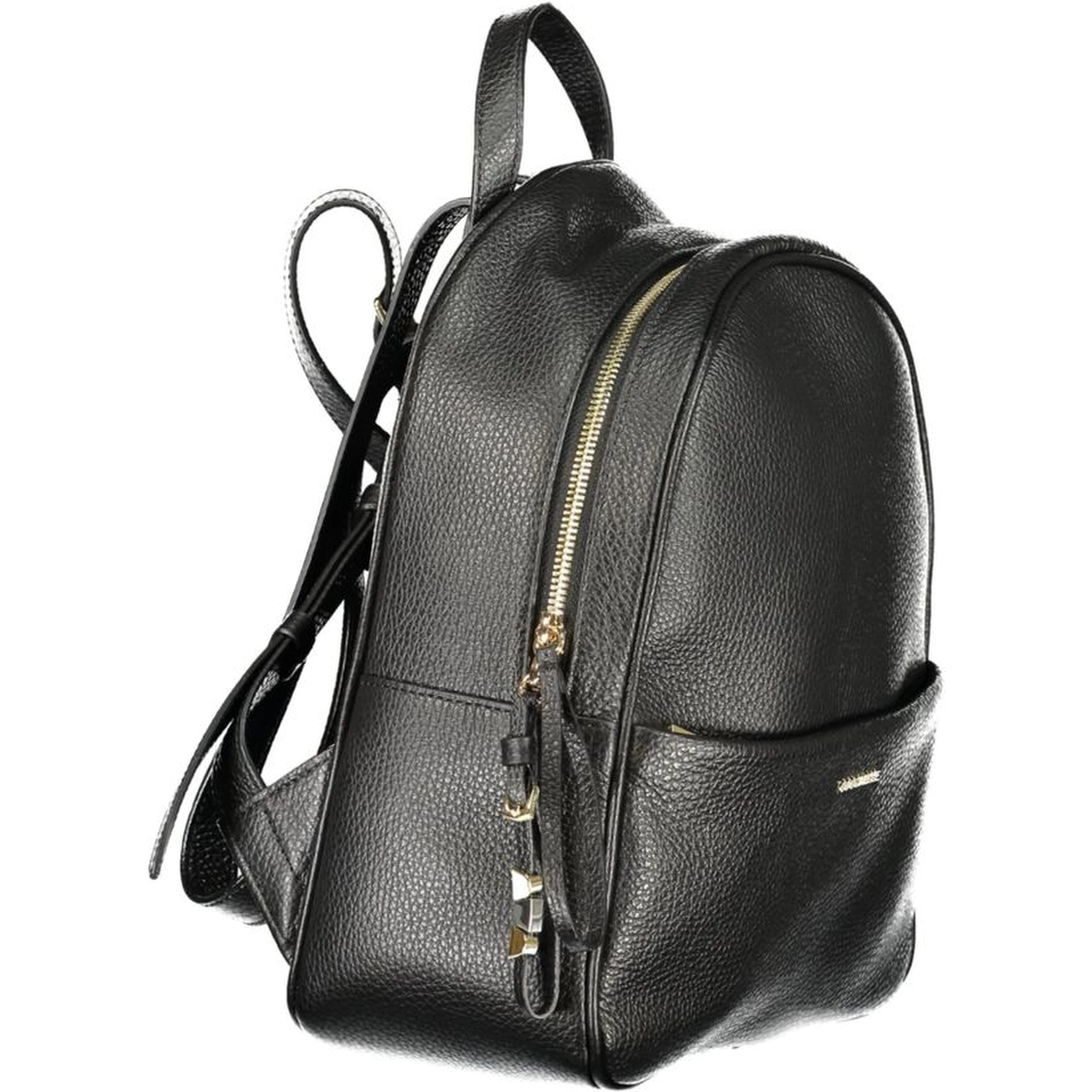 Black Leather Backpack