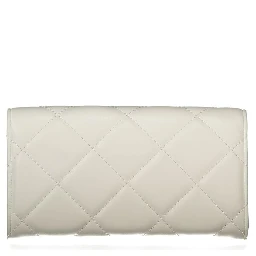 White Polyurethane Women's Wallet