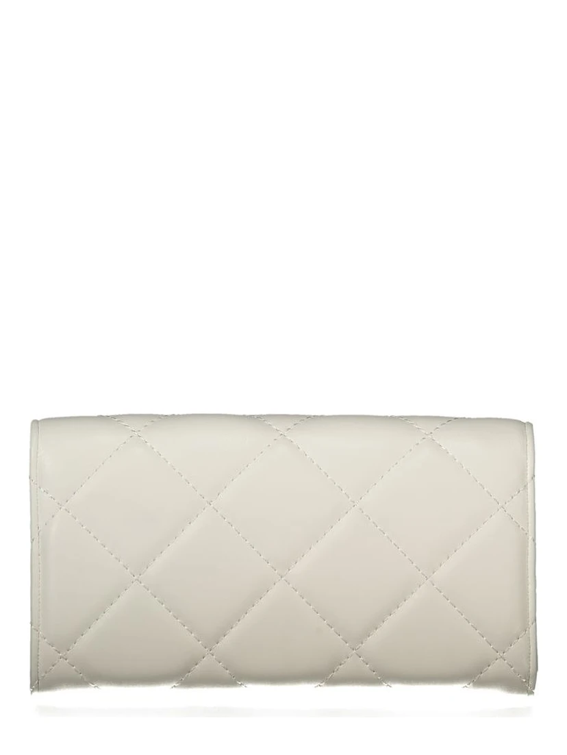 White Polyurethane Women's Wallet