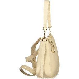Beige Leather Women's Bag