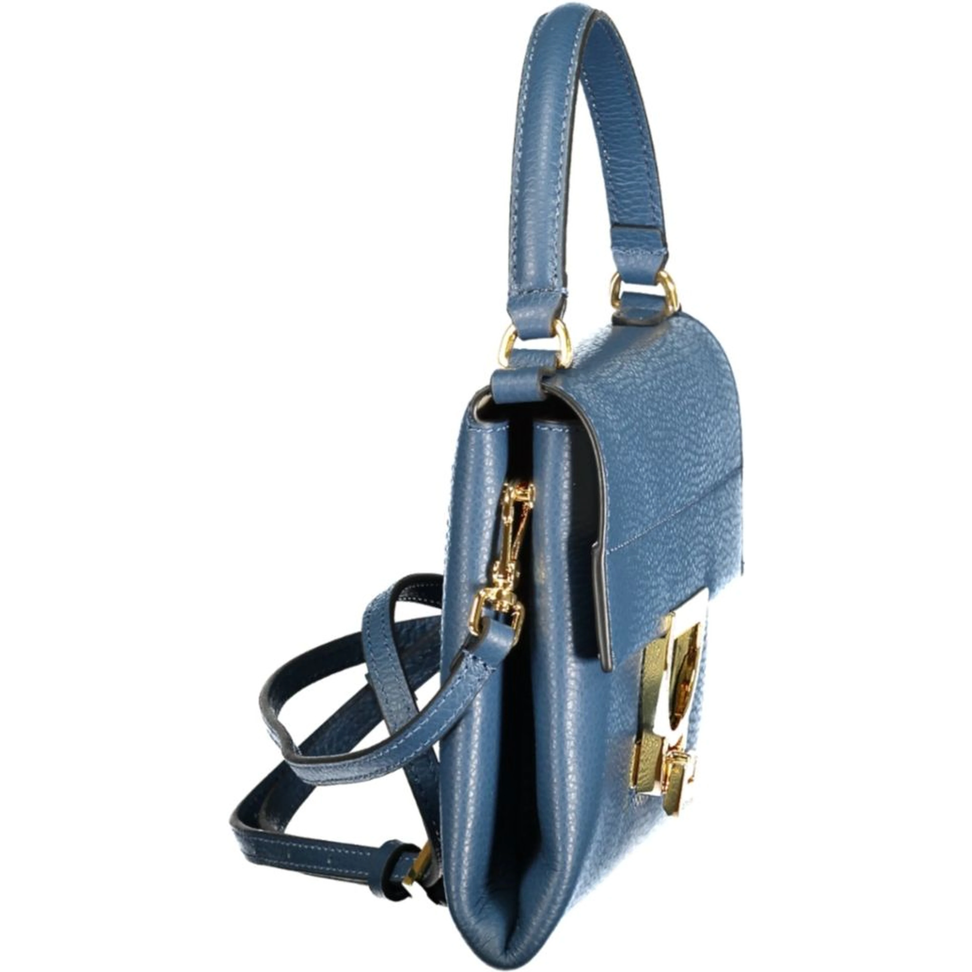 Blue Leather Women's Bag