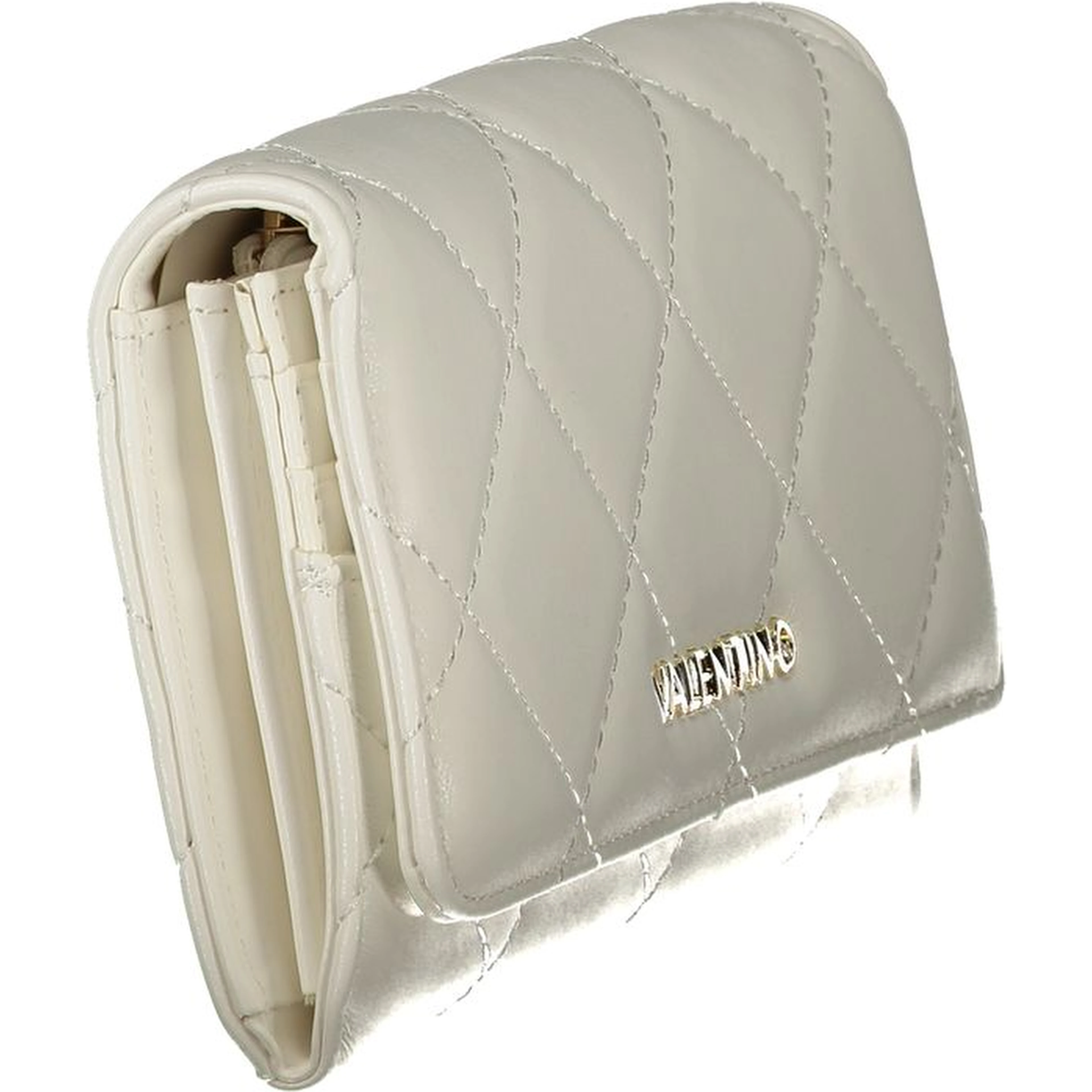 White Polyurethane Women's Wallet