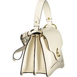 White Leather Women's Bag