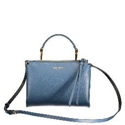 Blue Leather Women's Bag