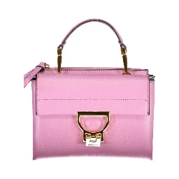 Violet Leather Women's Bag