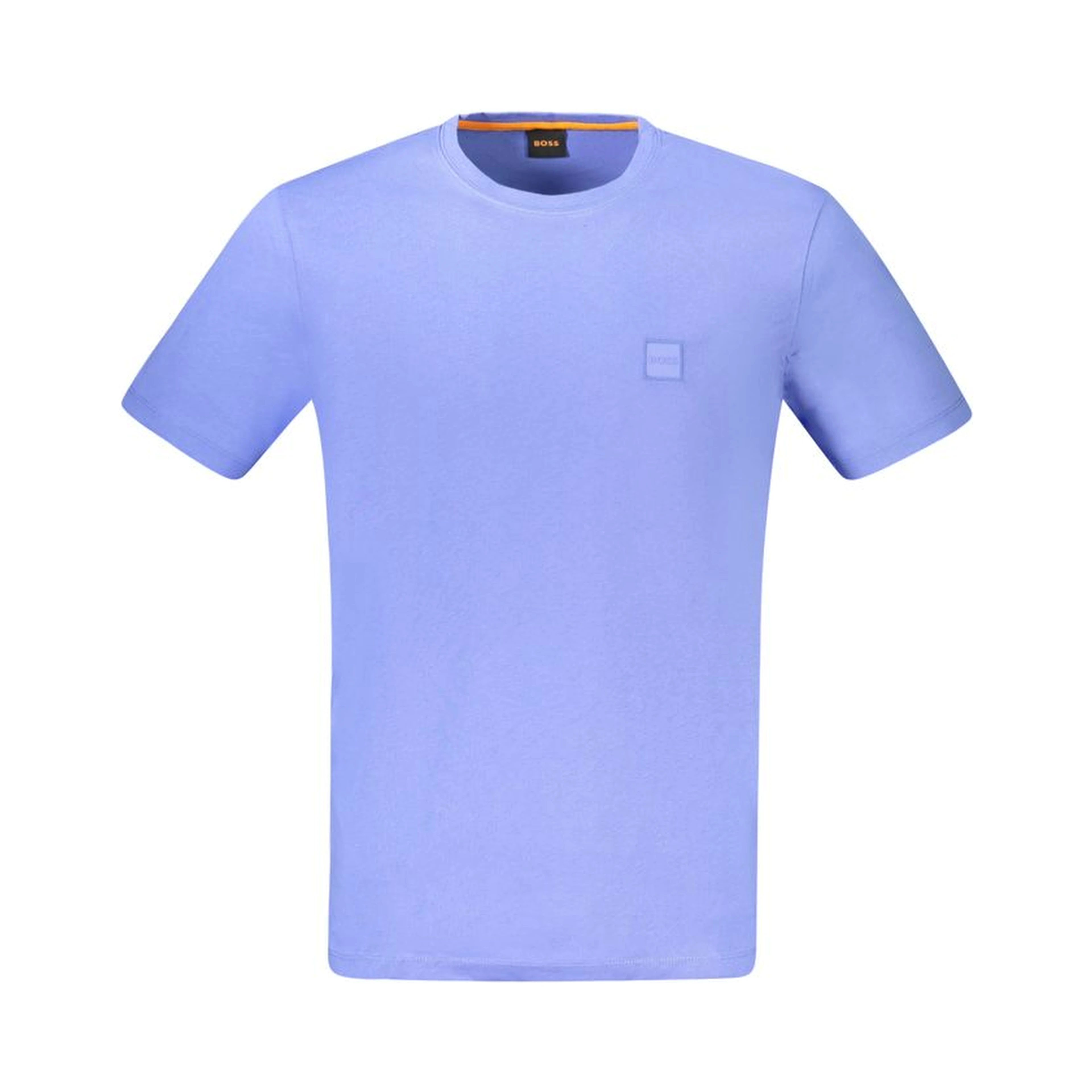 Blue Cotton Men's T-Shirt