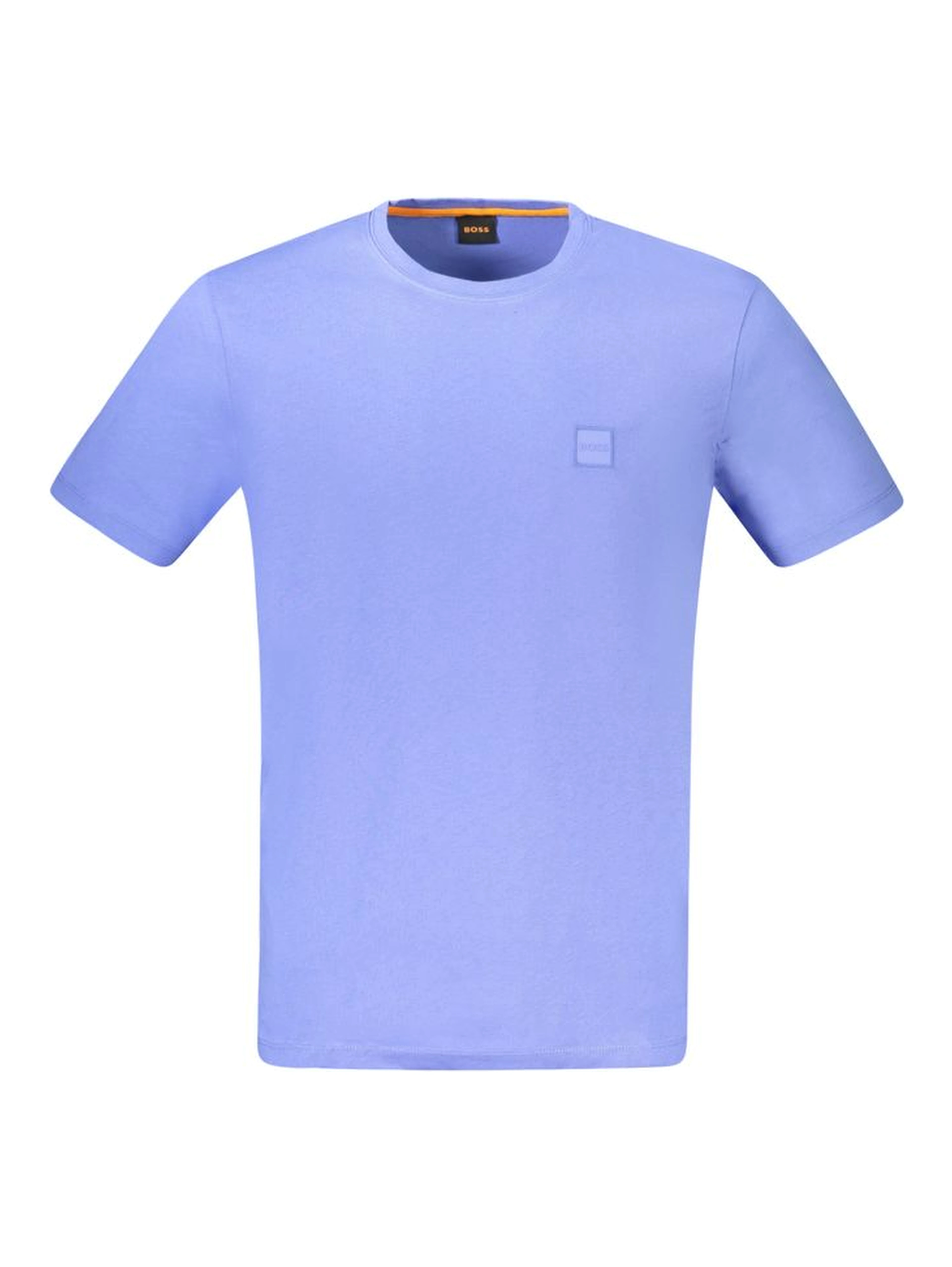 Blue Cotton Men's T-Shirt