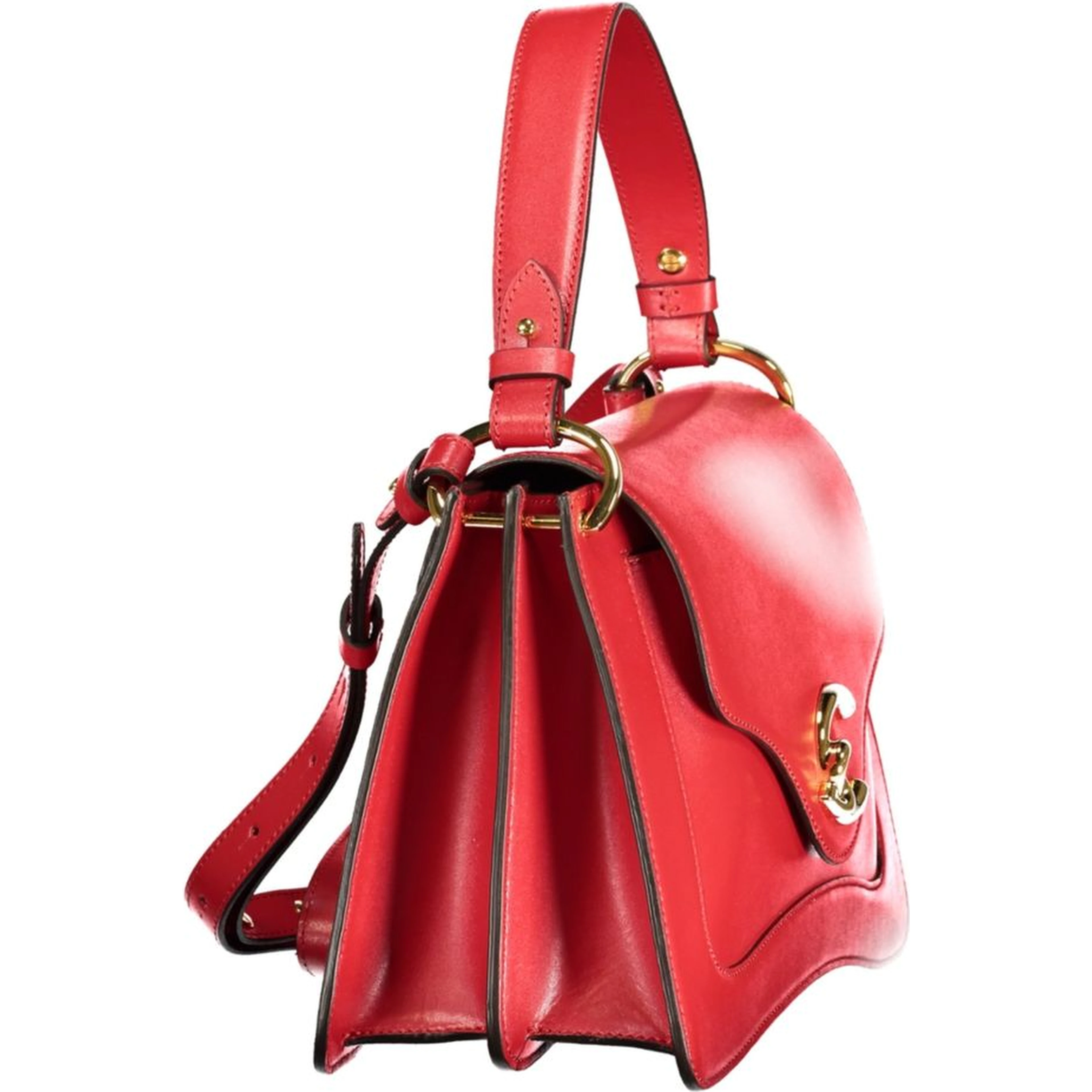 Red Leather Womens Bag