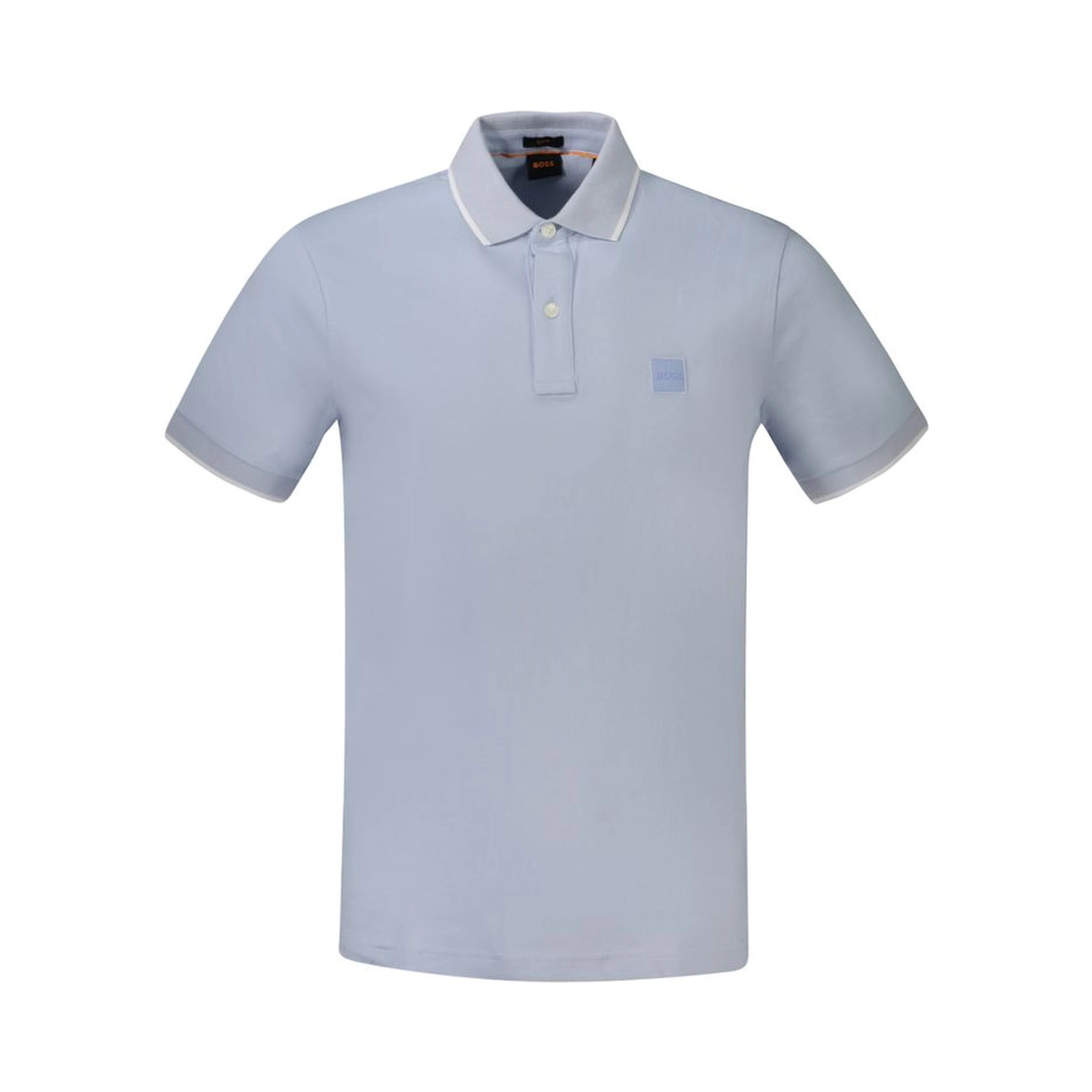Azure Cotton Men's Polo Shirt
