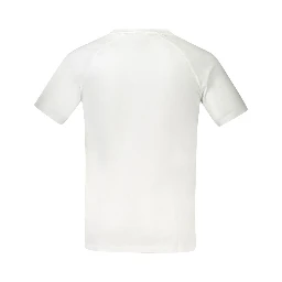 White Cotton Men's T-Shirt