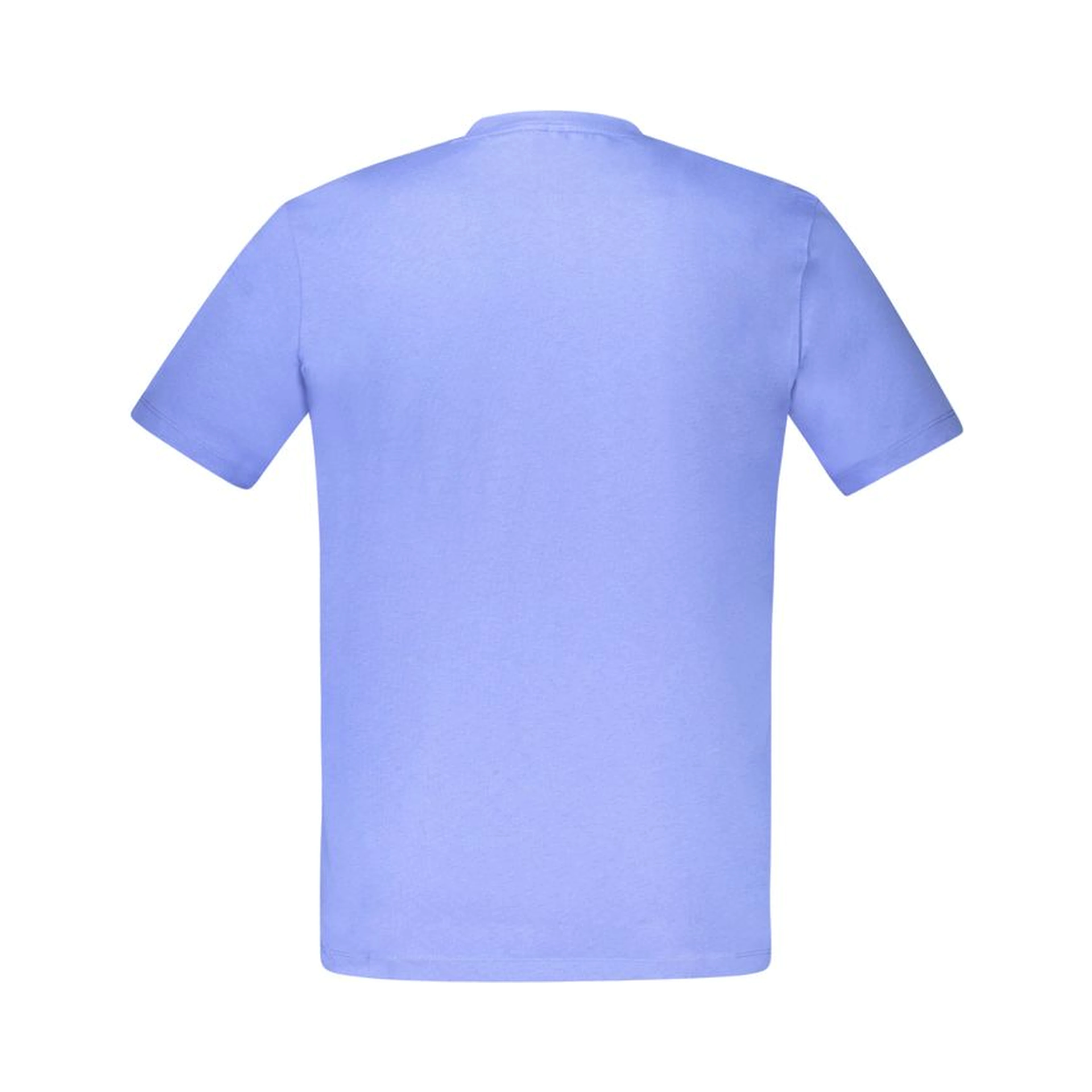 Blue Cotton Men's T-Shirt