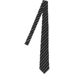 Black Silk Tie