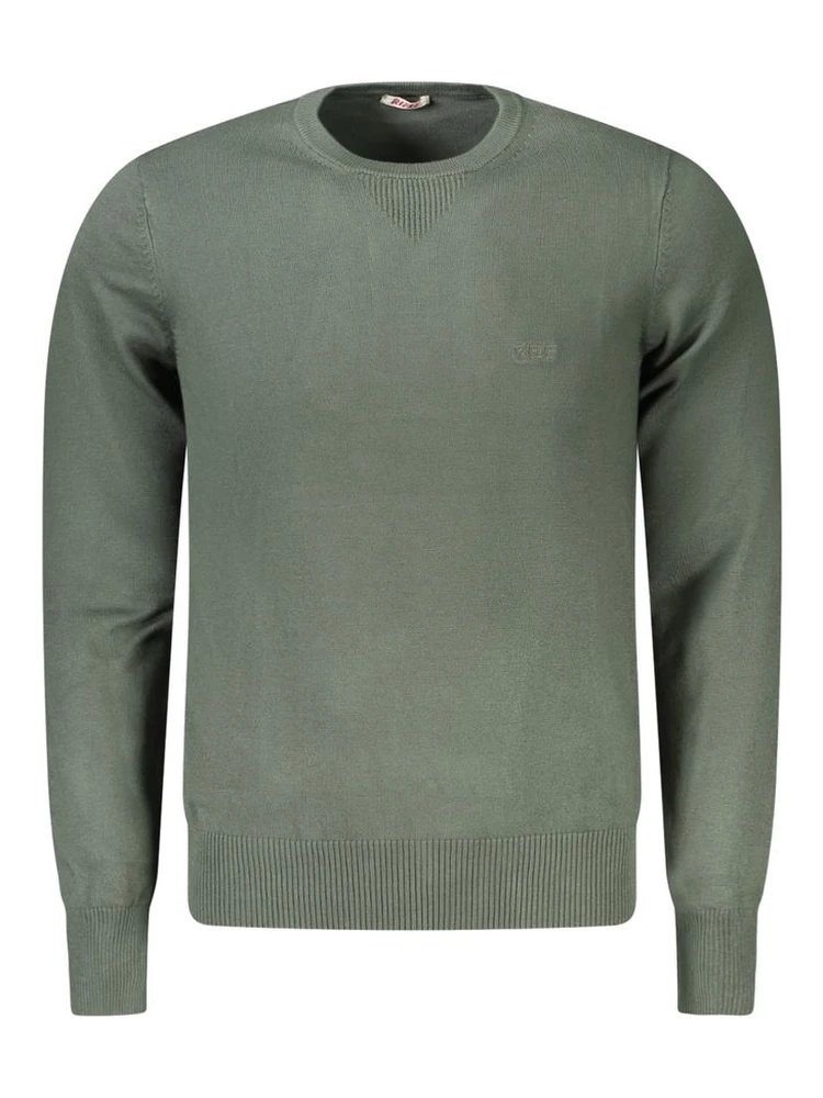 Verde Viscosa Uomo Maglia