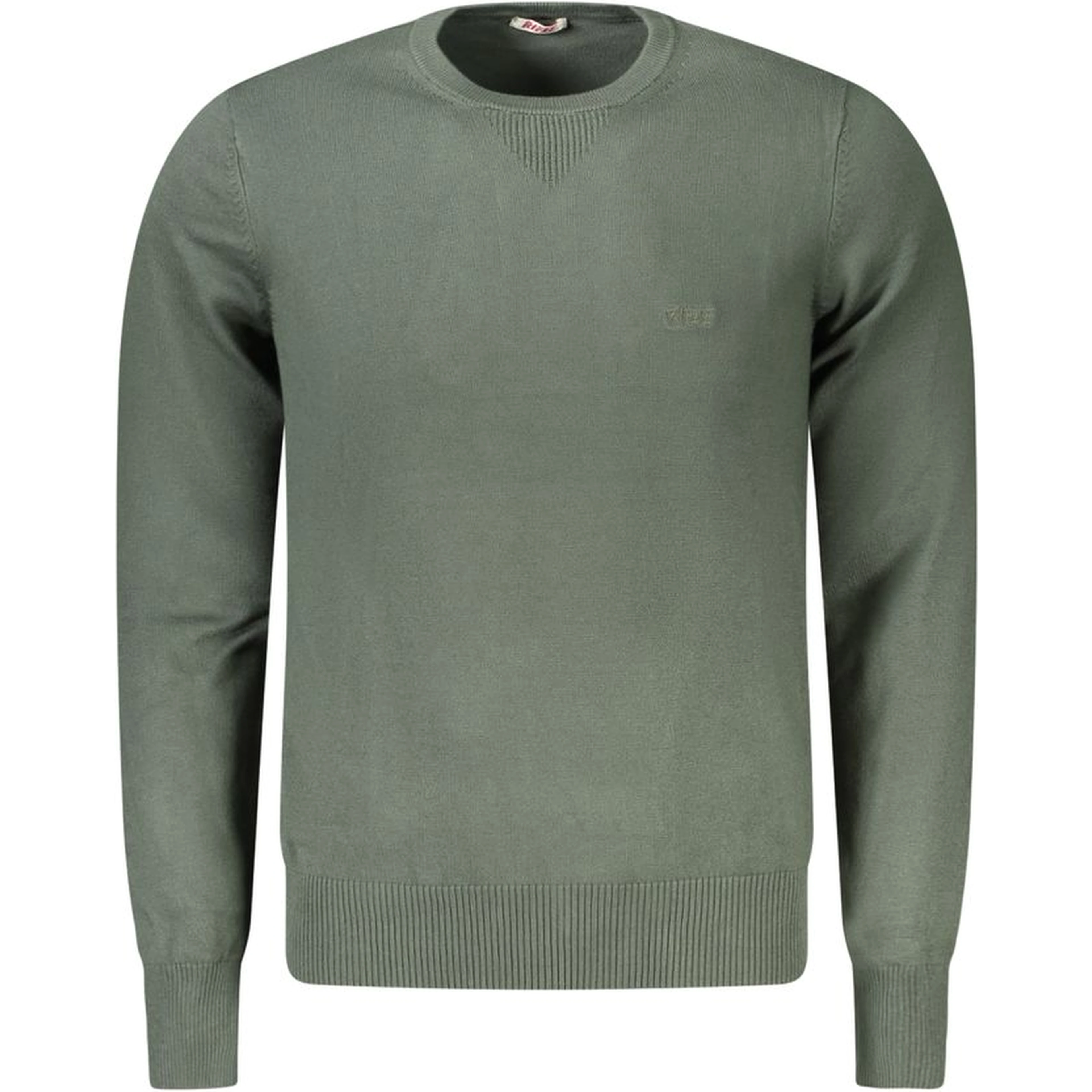 Verde Viscosa Uomo Maglia
